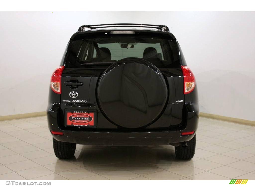 2008 RAV4 4WD - Black / Ash photo #6