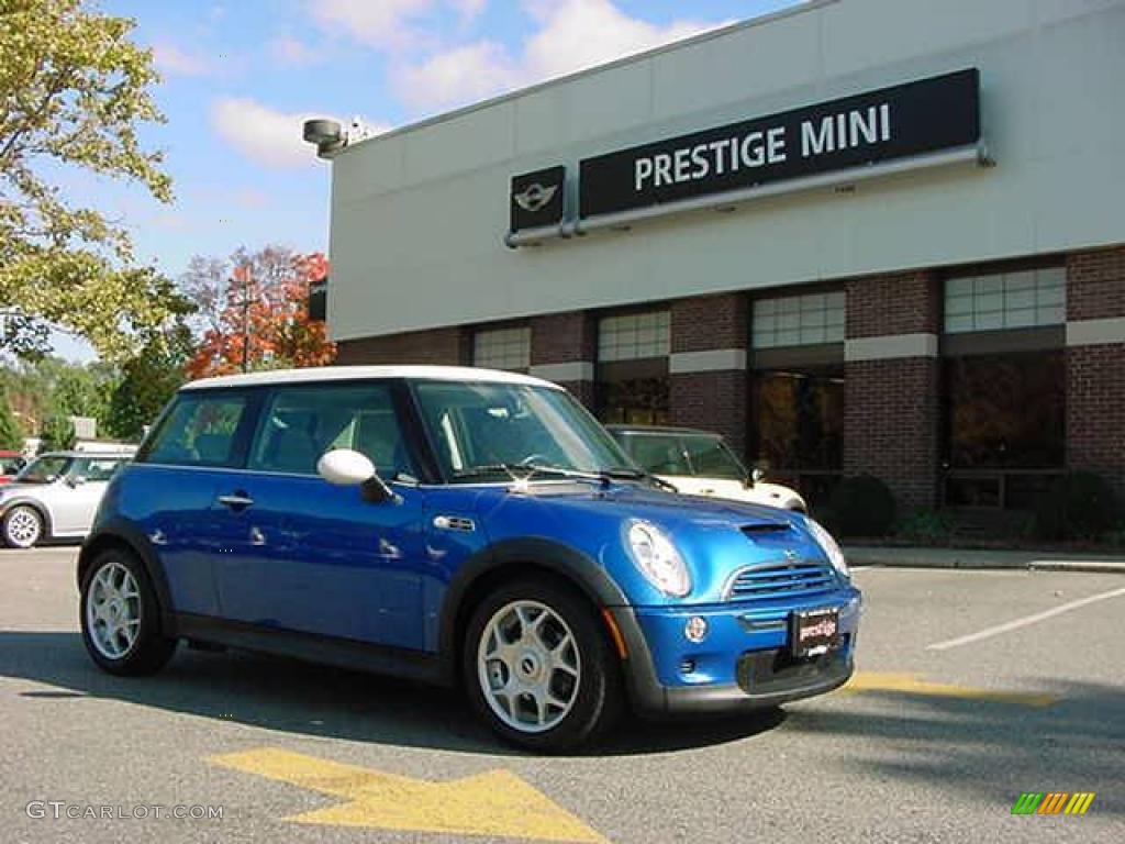 2006 Cooper S Hardtop - Hyper Blue Metallic / Space Gray/Panther Black photo #1