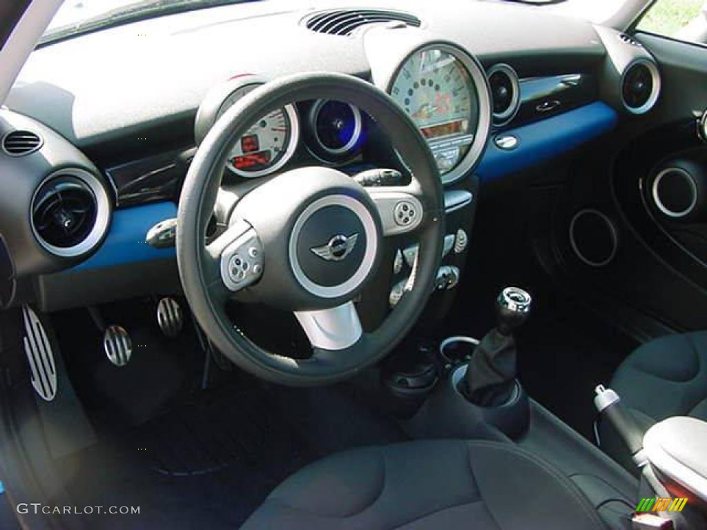 2007 Cooper S Hardtop - Laser Blue Metallic / Carbon Black/Carbon Black photo #8