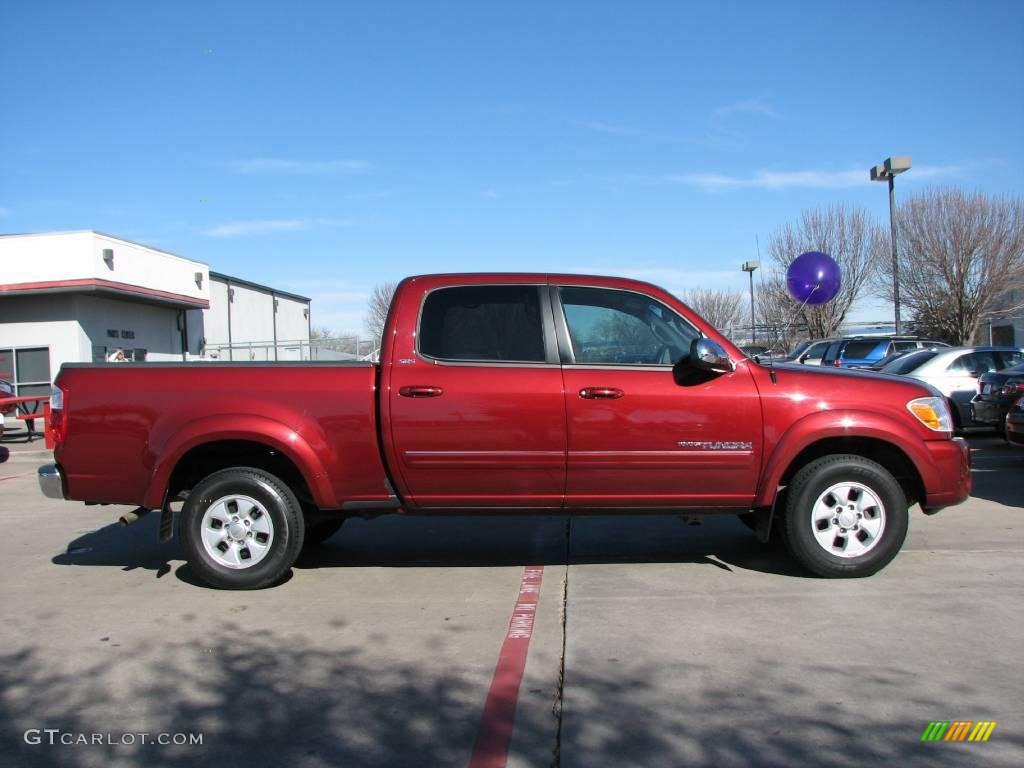 2006 Tundra SR5 Double Cab - Salsa Red Pearl / Light Charcoal photo #7
