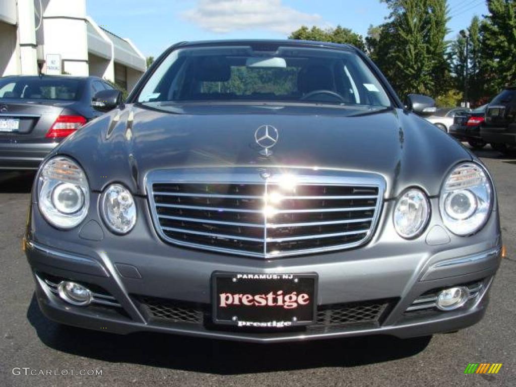 2008 E 350 4Matic Sedan - Flint Grey Metallic / Black photo #2