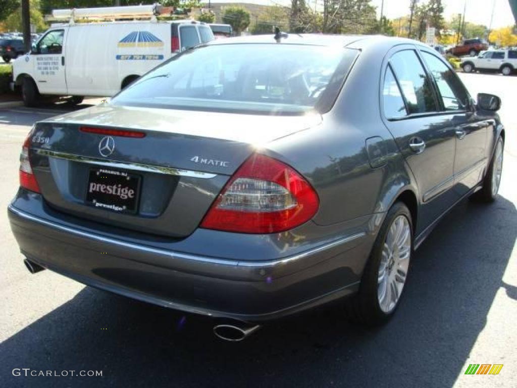 2008 E 350 4Matic Sedan - Flint Grey Metallic / Black photo #4