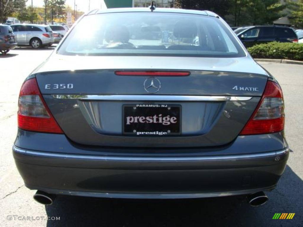 2008 E 350 4Matic Sedan - Flint Grey Metallic / Black photo #5