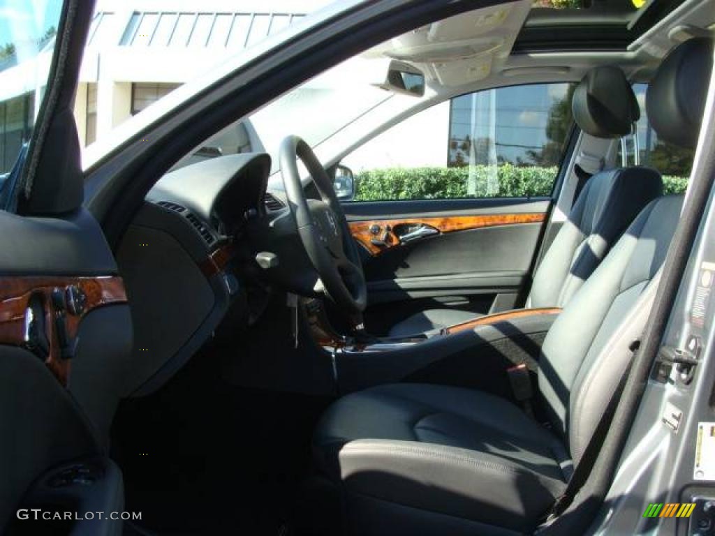 2008 E 350 4Matic Sedan - Flint Grey Metallic / Black photo #8