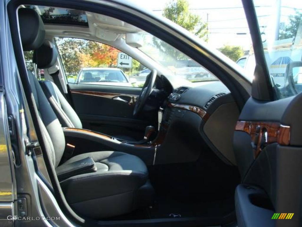 2008 E 350 4Matic Sedan - Flint Grey Metallic / Black photo #9