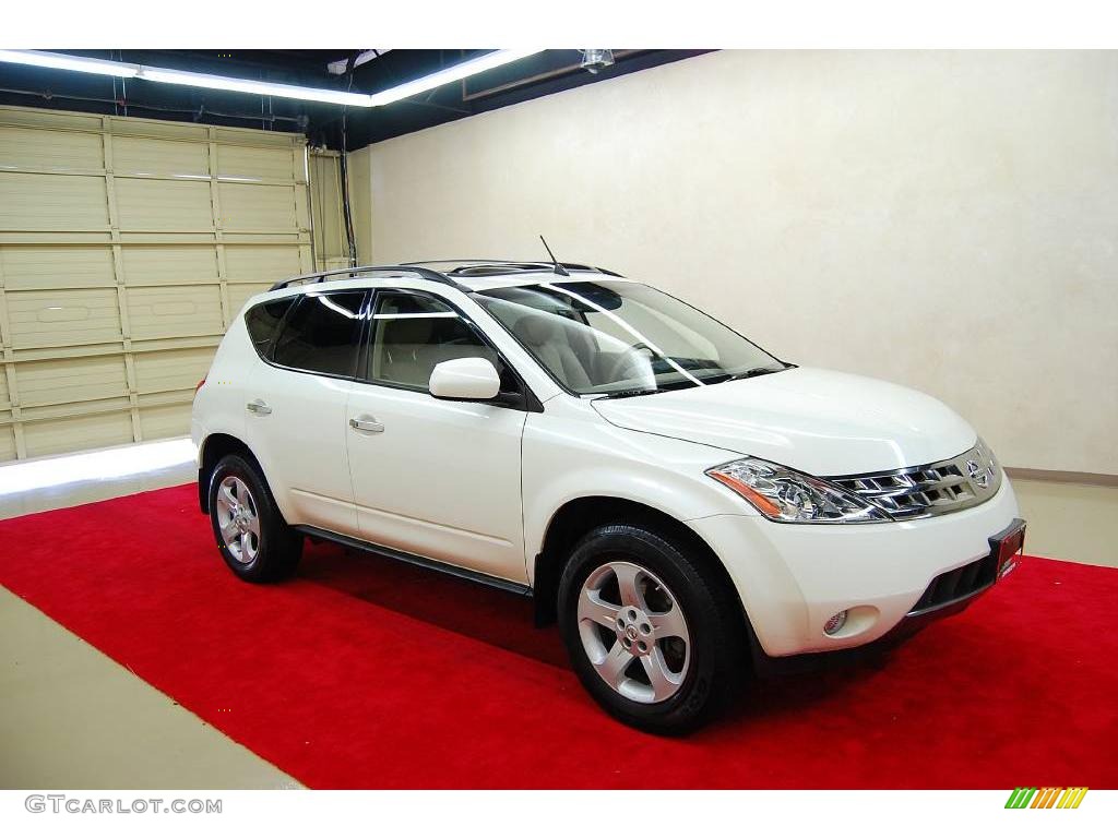 Glacier Pearl White Nissan Murano