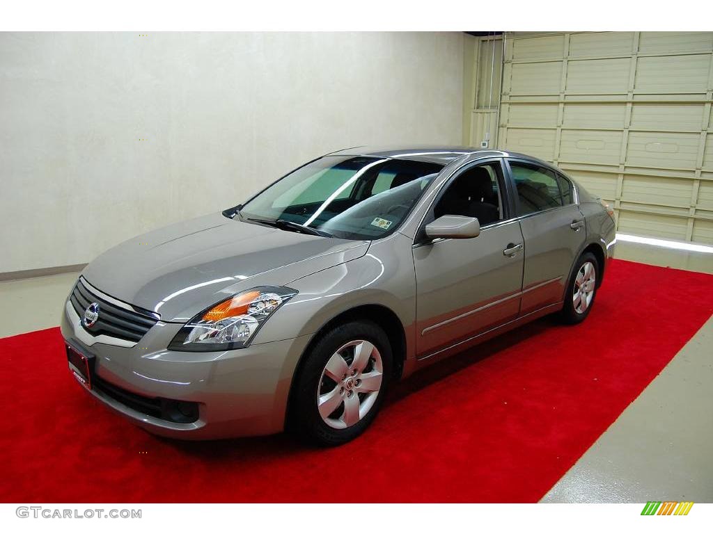 2007 Altima 2.5 S - Pebble Beach Metallic / Charcoal photo #3