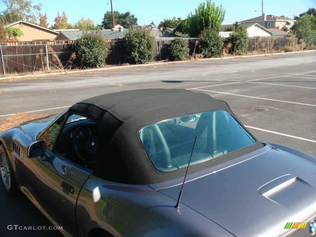 2002 Z3 3.0i Roadster - Sterling Gray Metallic / Black photo #11