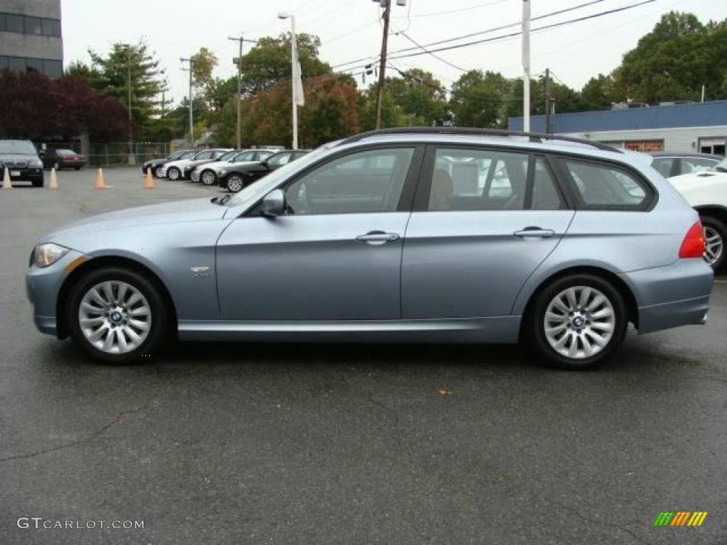 2009 3 Series 328xi Sport Wagon - Blue Water Metallic / Chestnut Brown Dakota Leather photo #5