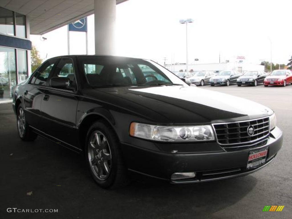 2001 Seville STS - Graphite Gray Metallic / Black photo #3