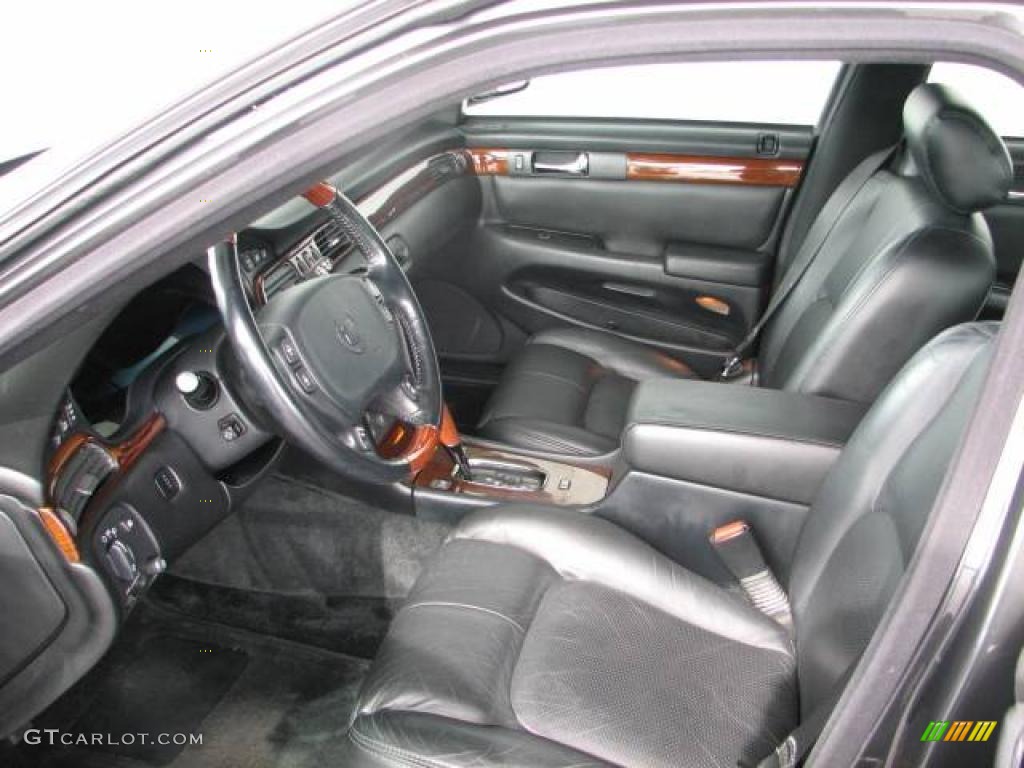 2001 Seville STS - Graphite Gray Metallic / Black photo #9