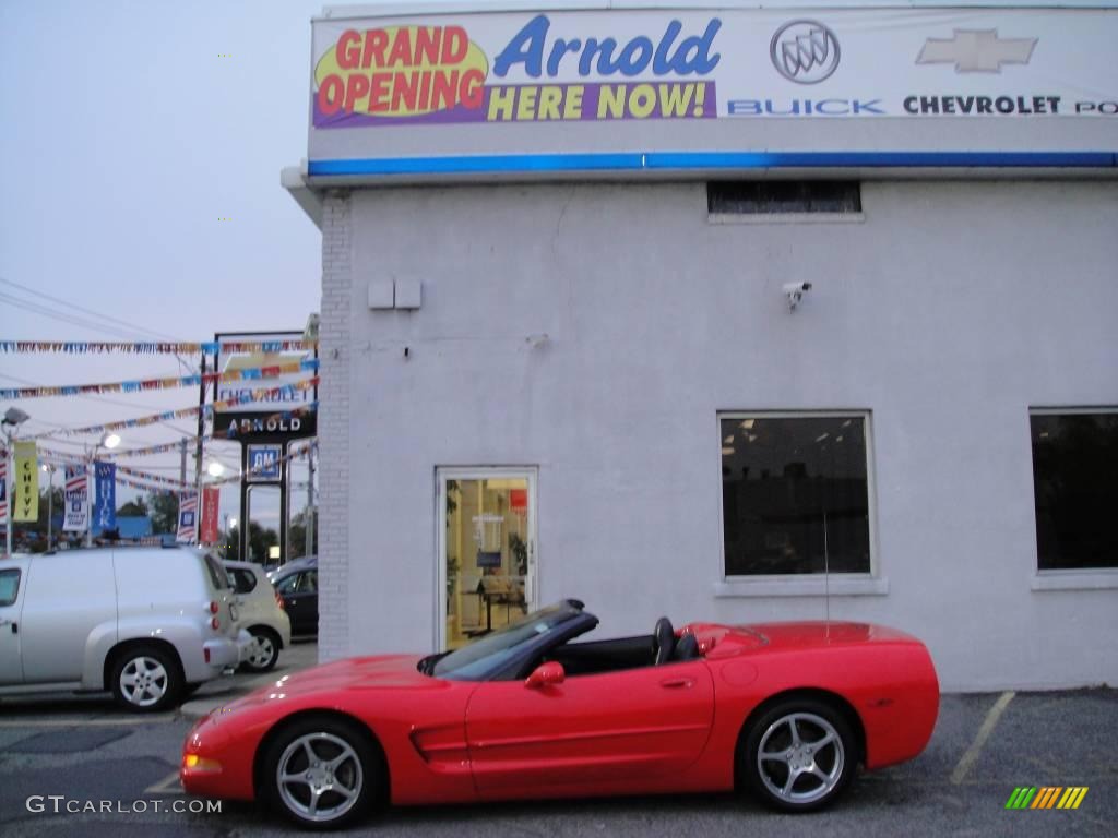 1998 Corvette Convertible - Torch Red / Black photo #3
