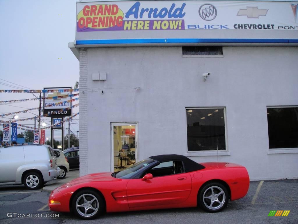 1998 Corvette Convertible - Torch Red / Black photo #4