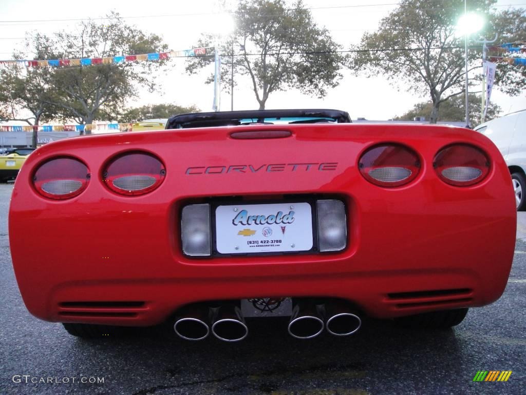 1998 Corvette Convertible - Torch Red / Black photo #6