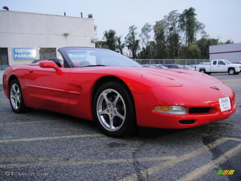 1998 Corvette Convertible - Torch Red / Black photo #8