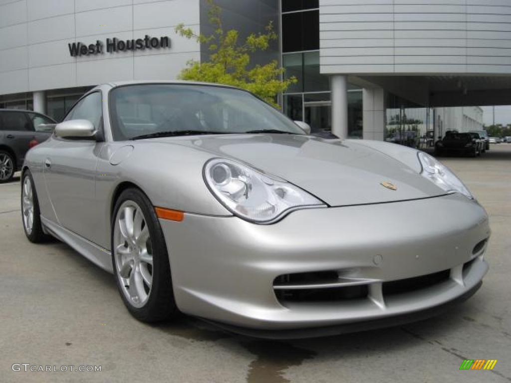 2005 911 GT3 - Arctic Silver Metallic / Black photo #1