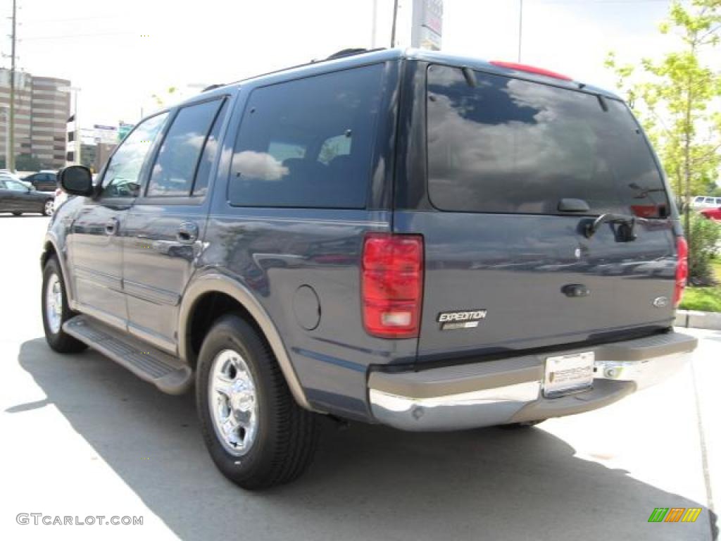 2001 Expedition Eddie Bauer - Medium Wedgewood Blue Metallic / Medium Parchment photo #5