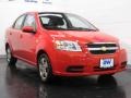 Victory Red - Aveo LS Sedan Photo No. 1
