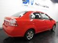 2007 Victory Red Chevrolet Aveo LS Sedan  photo #4