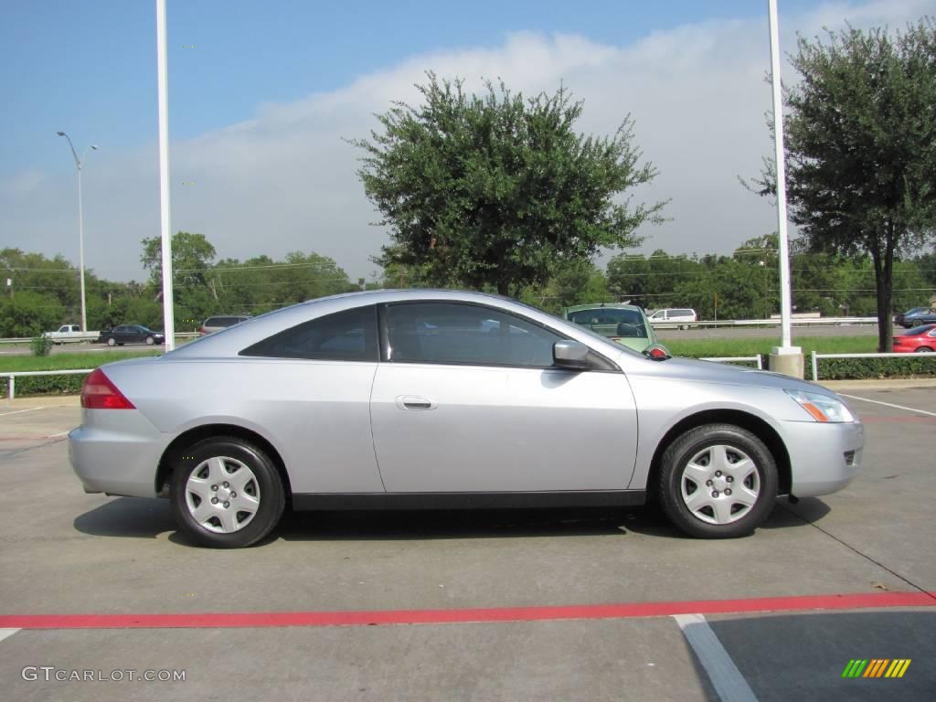 2005 Accord LX Coupe - Satin Silver Metallic / Black photo #6