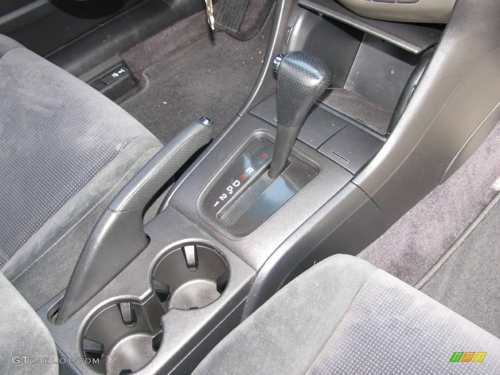 2005 Accord LX Coupe - Satin Silver Metallic / Black photo #16