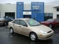 2002 Fort Knox Gold Ford Focus SE Sedan  photo #1