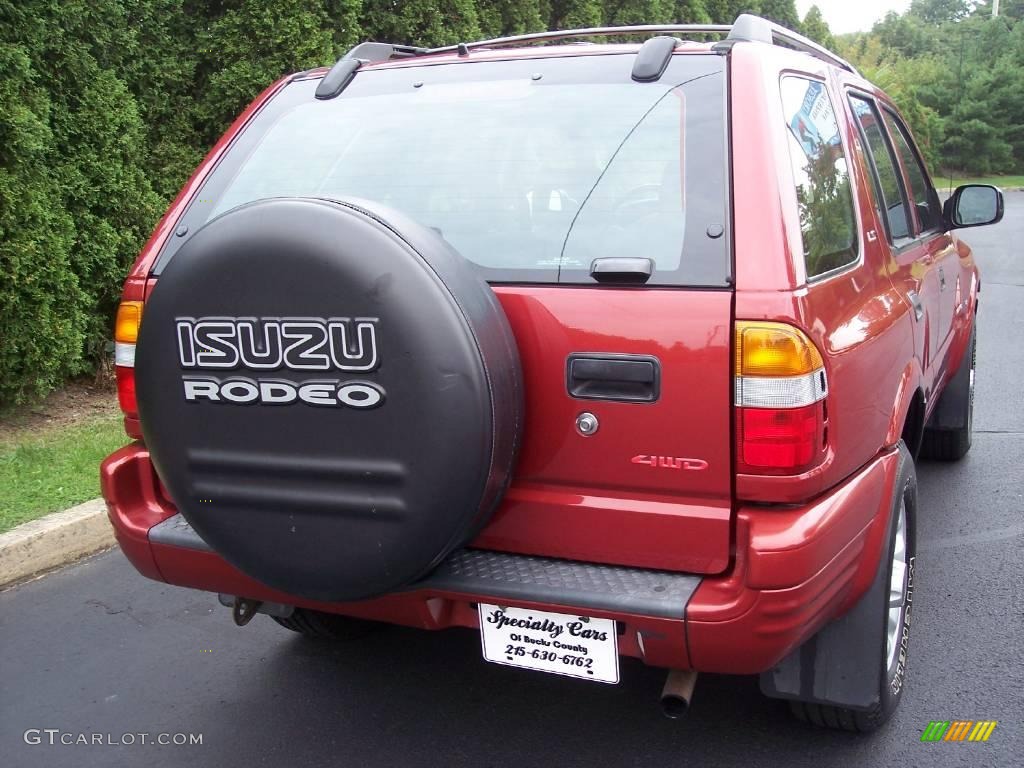 1999 Rodeo LS 4WD - Radiant Red / Gray photo #15