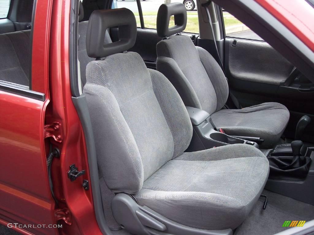 1999 Rodeo LS 4WD - Radiant Red / Gray photo #36