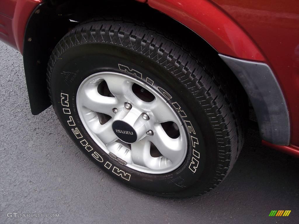 1999 Rodeo LS 4WD - Radiant Red / Gray photo #53