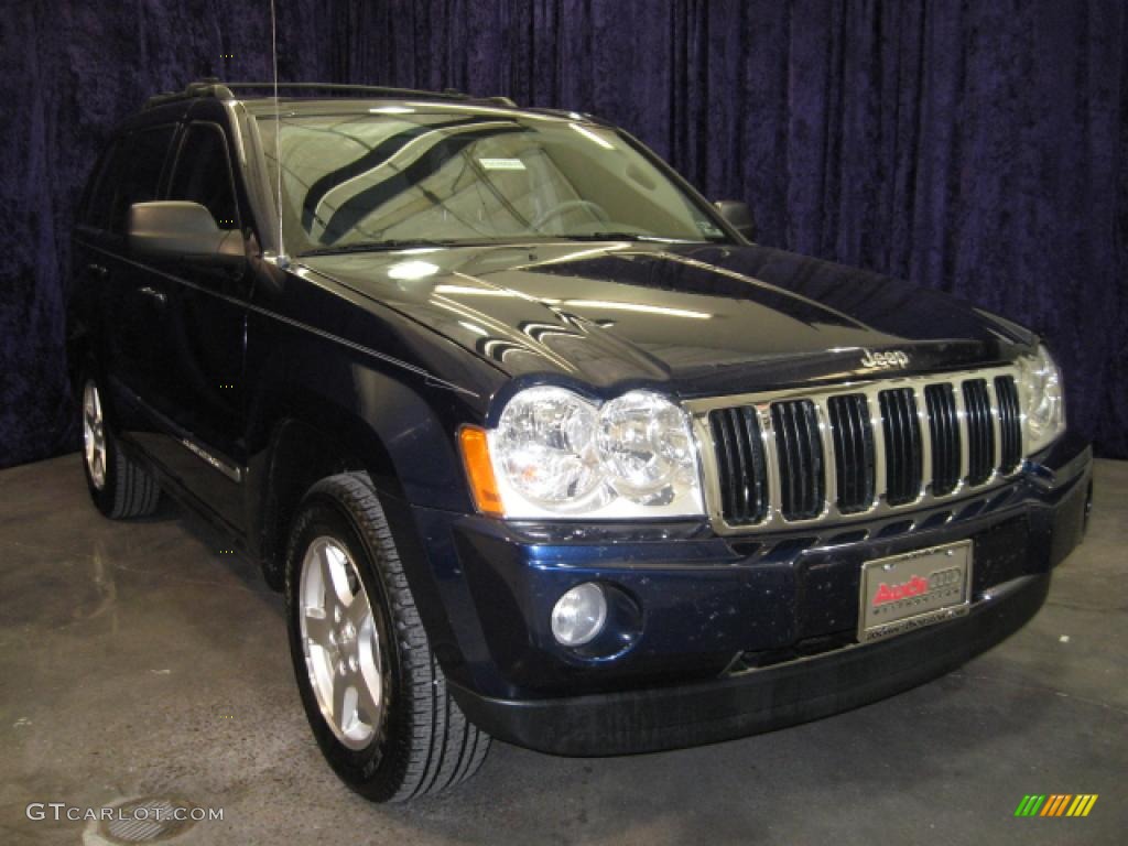 2005 Grand Cherokee Limited - Midnight Blue Pearl / Medium Slate Gray photo #1