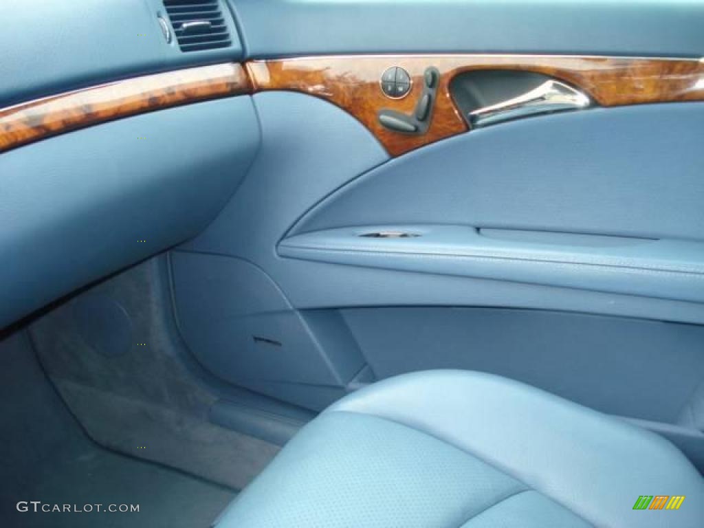 2004 E 320 4Matic Wagon - Platinum Blue Metallic / Pacific Blue photo #16