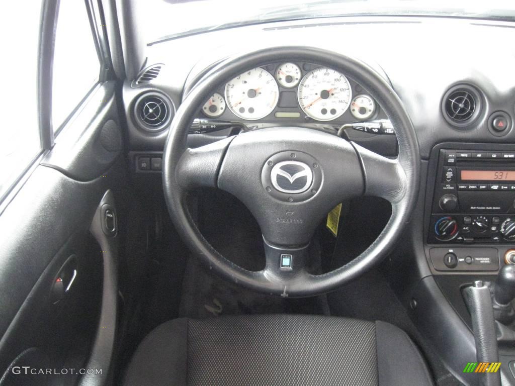 2003 MX-5 Miata Roadster - Pure White / Black photo #18