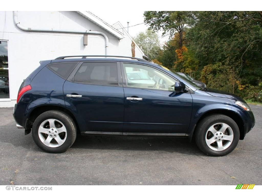 2004 Murano SL AWD - Midnight Blue Pearl / Cafe Latte photo #4