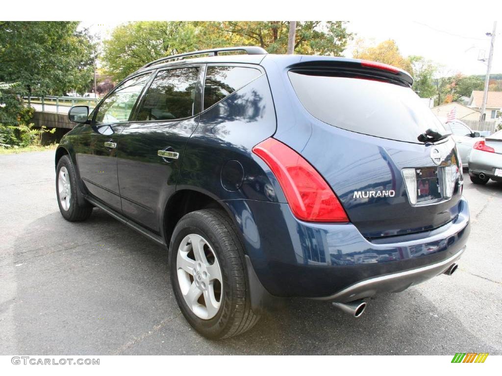 2004 Murano SL AWD - Midnight Blue Pearl / Cafe Latte photo #7