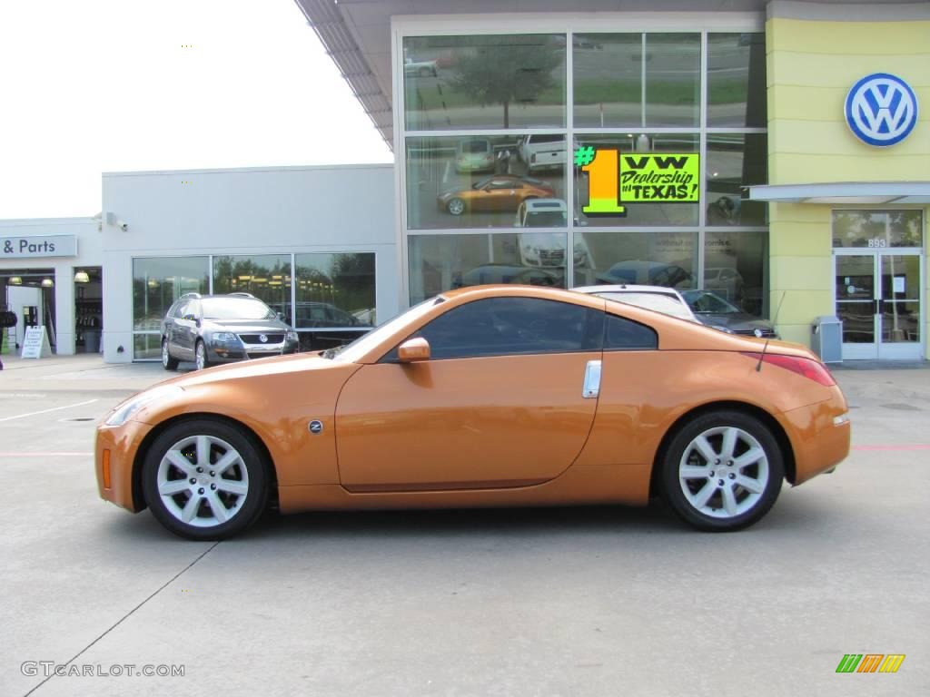 2004 350Z Touring Coupe - Le Mans Sunset Metallic / Charcoal photo #2