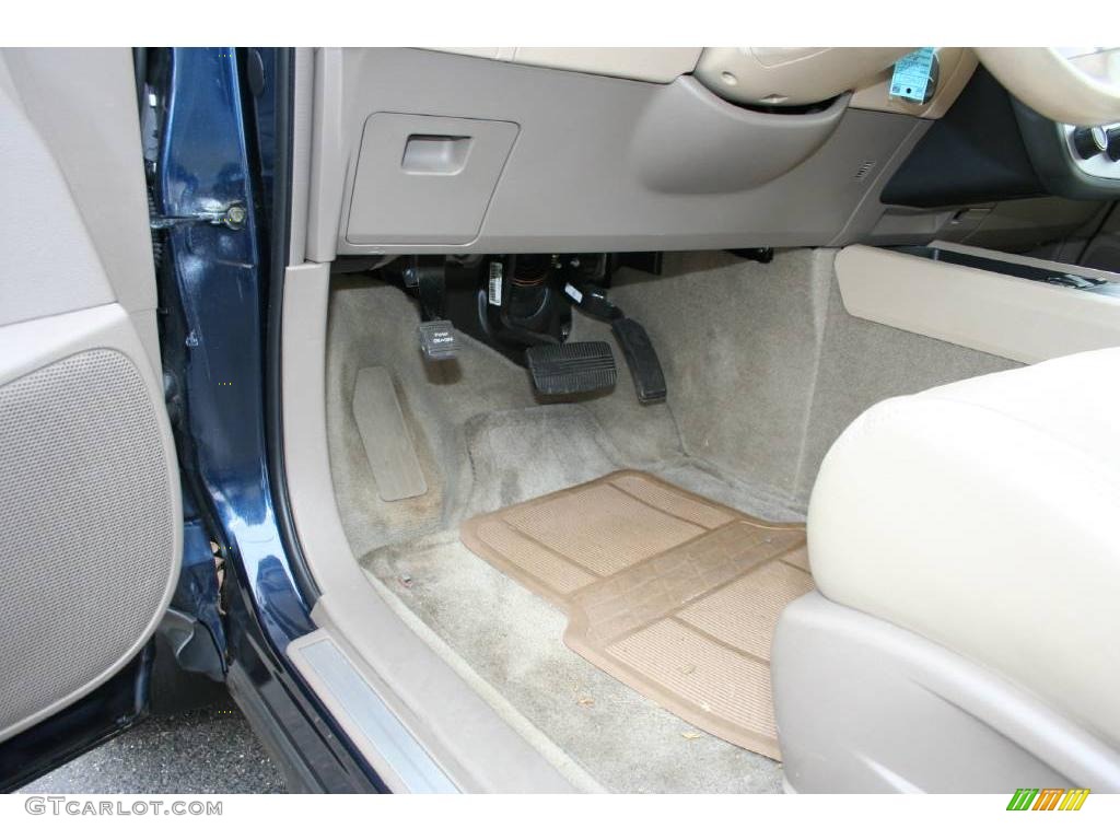 2004 Murano SL AWD - Midnight Blue Pearl / Cafe Latte photo #11