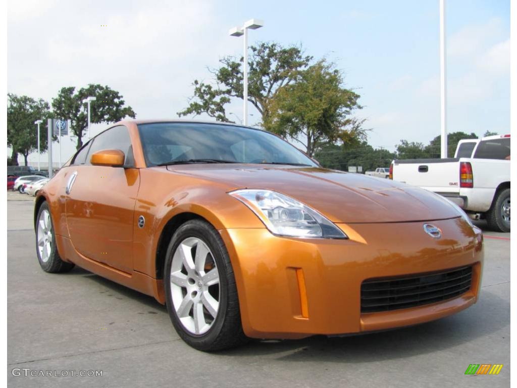2004 350Z Touring Coupe - Le Mans Sunset Metallic / Charcoal photo #7