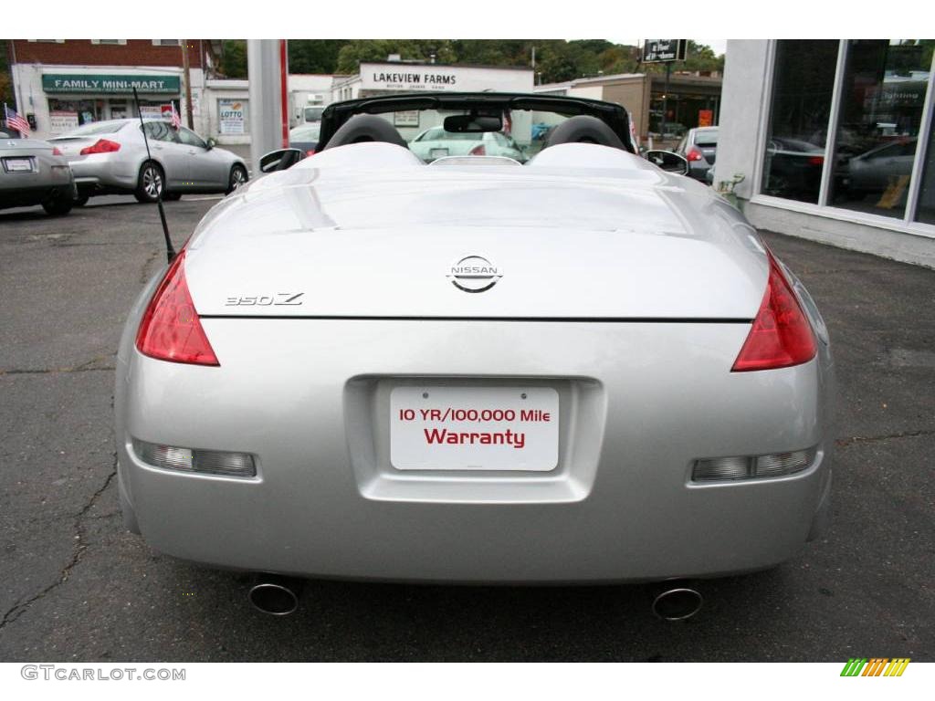 2006 350Z Touring Roadster - Silver Alloy Metallic / Charcoal Leather photo #6