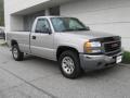 2005 Silver Birch Metallic GMC Sierra 1500 Work Truck Regular Cab 4x4  photo #1