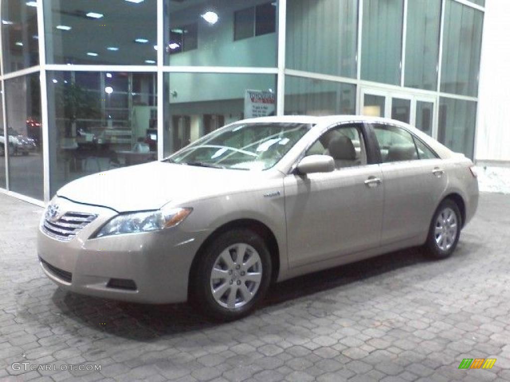 2008 Camry Hybrid - Desert Sand Mica / Bisque photo #19