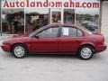 Medium Red 1999 Saturn S Series SL2 Sedan