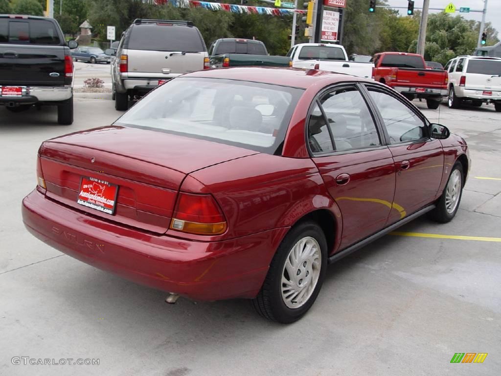 1999 S Series SL2 Sedan - Medium Red / Gray photo #2