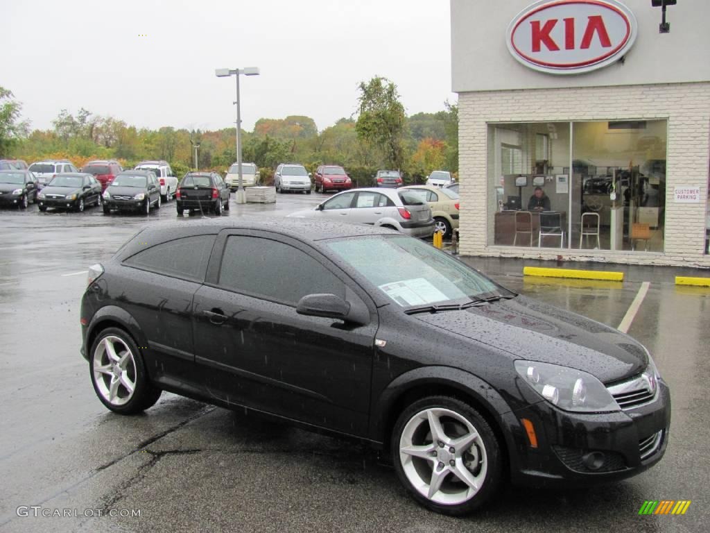 2008 Astra XR Coupe - Black Sapphire / Charcoal photo #1
