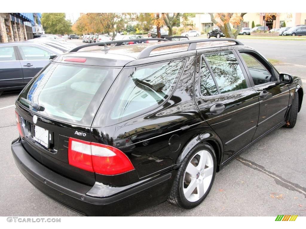 2005 9-5 Aero Sport Wagon - Black / Obsidian Black photo #5