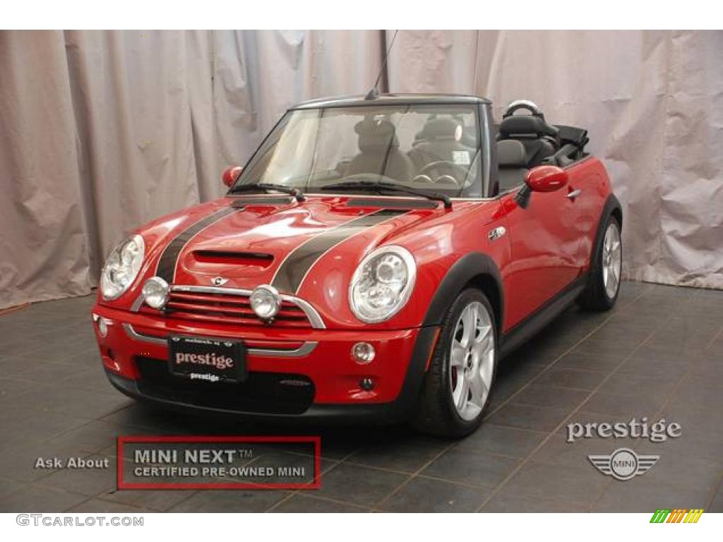 Chili Red Mini Cooper