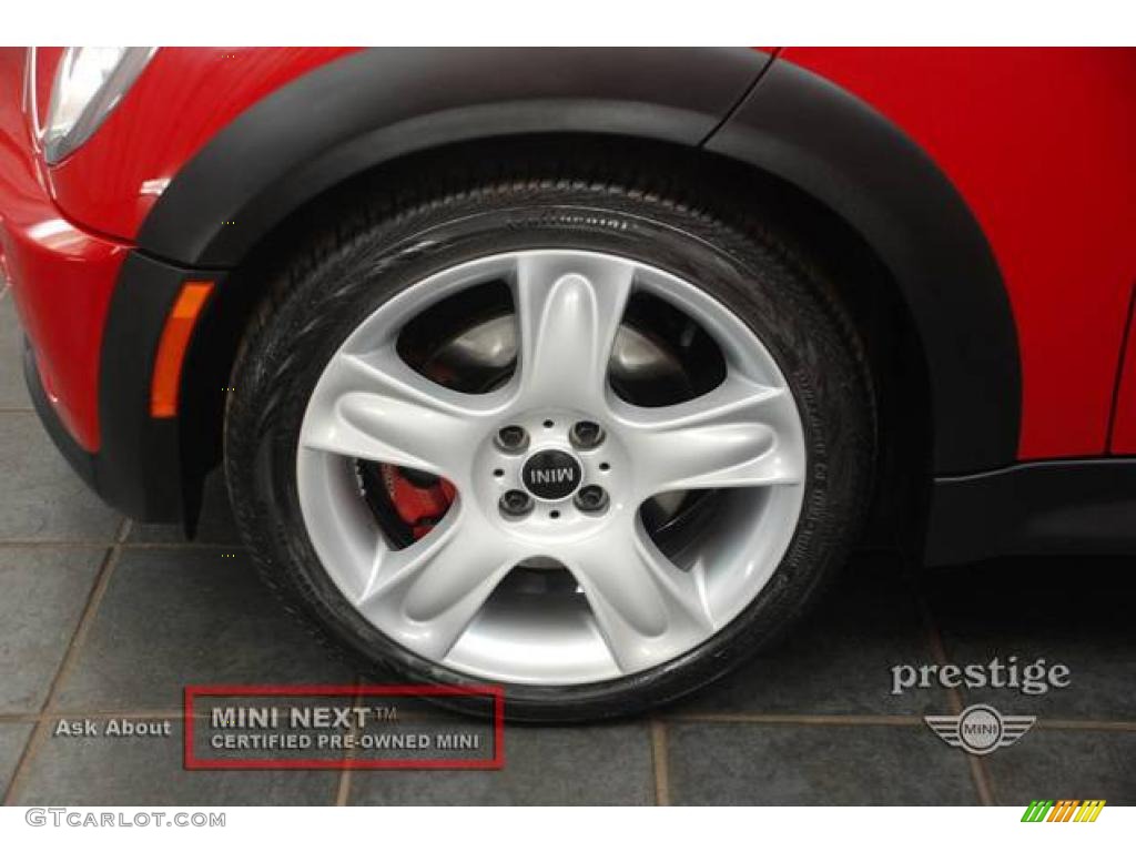 2006 Cooper S Convertible - Chili Red / Black/Panther Black photo #7