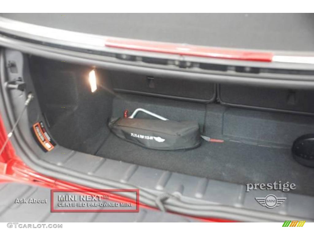 2006 Cooper S Convertible - Chili Red / Black/Panther Black photo #8