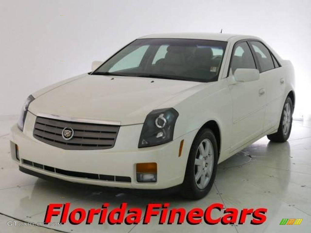 2005 CTS Sedan - White Diamond / Light Neutral photo #1