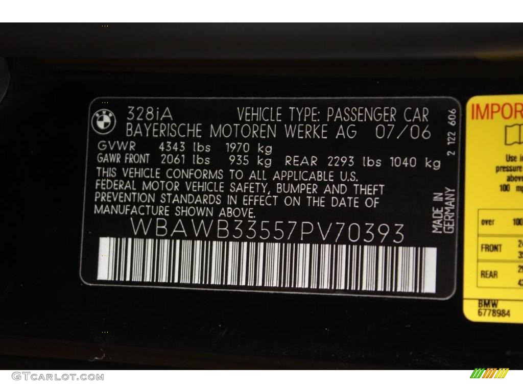 2007 3 Series 328i Coupe - Jet Black / Cream Beige photo #23