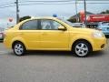 2008 Summer Yellow Chevrolet Aveo LS Sedan  photo #8